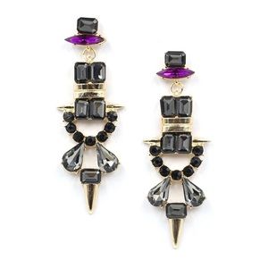 If It Ain’t Bar-Oque Rhinestone Earrings